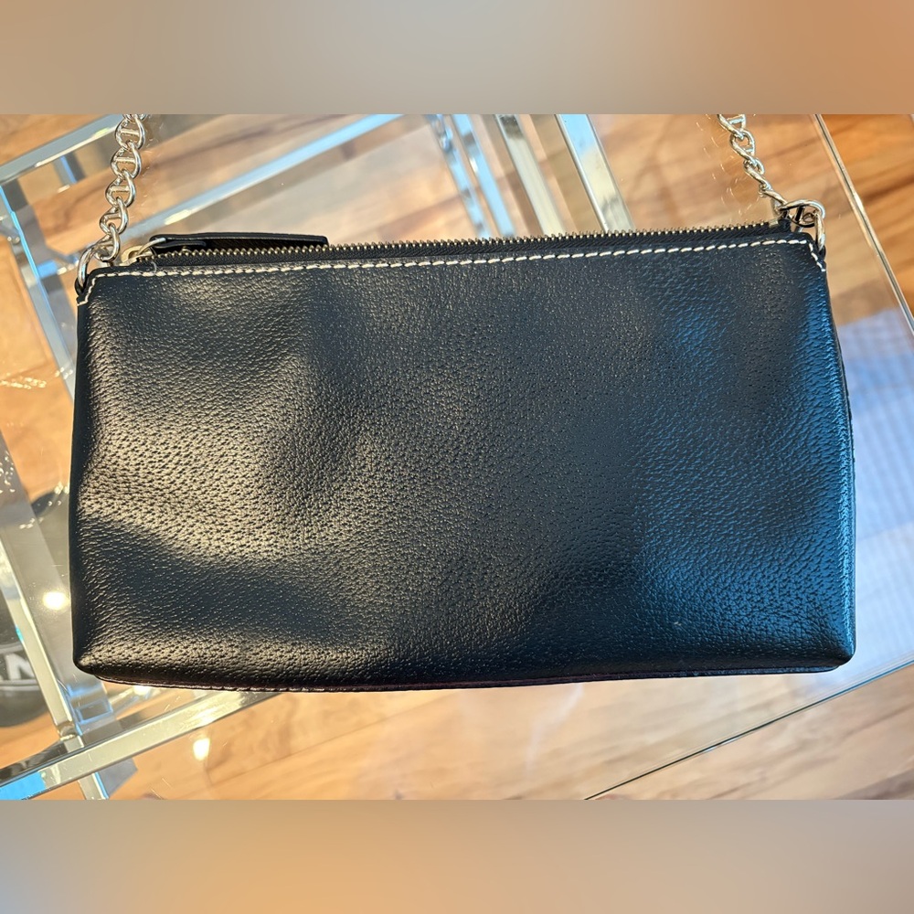 Kate Spade Outlet Wellesley Byrd Chain Shoulder Bag in Black Leather - Picture 4 of 5